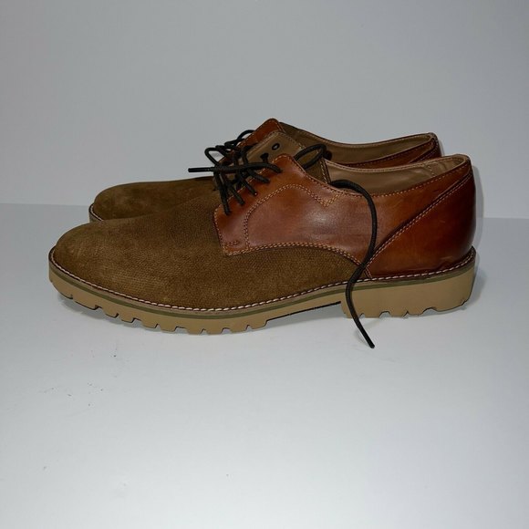 KAAN Steve Madden Mens Cognac Brown Oxford Casual Dress Shoes Size 13 D NEW main image 9